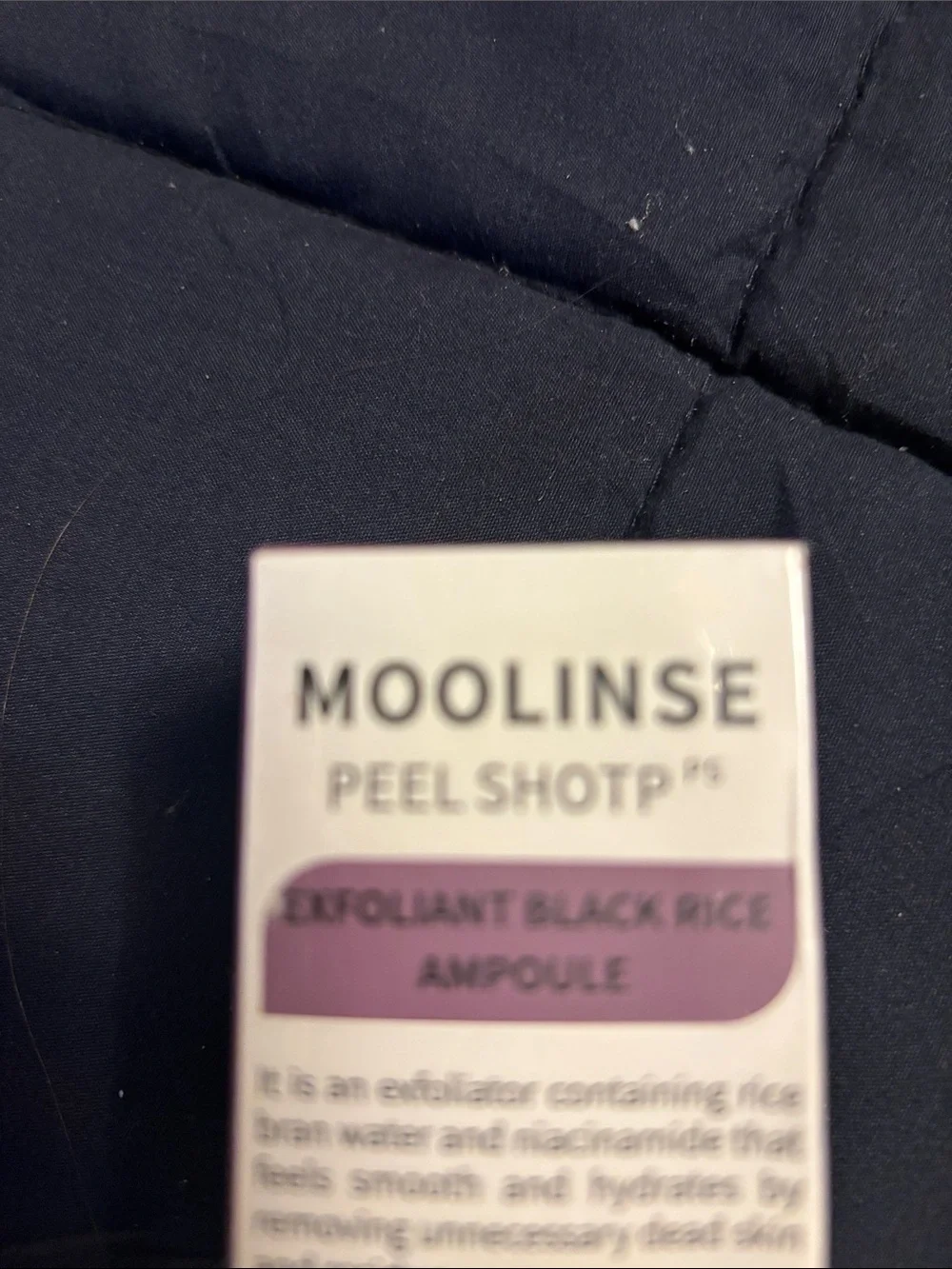 Peel Shot Black Rice Exfoliant Ampoule